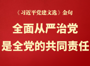 学习进行时丨全面从严治党是全党的共同责任